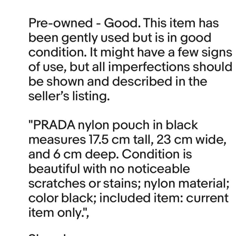 Prada Classic Black Nylon Pouch - Picture 8 of 8